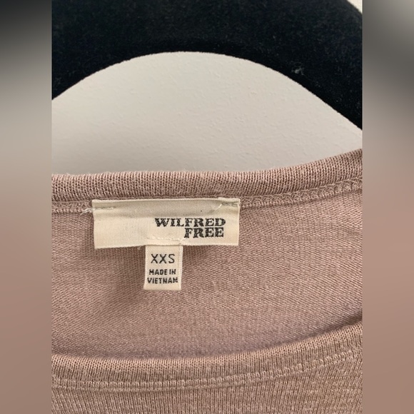 ARITZIA Wilfred Free Mauve Crop Top in XXS - Picture 4 of 4